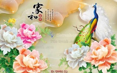 File tranh File tranh giả ngọc GN401 (ảnh gốc) độ nét vượt trội