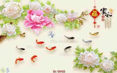 File gốc File tranh giả ngọc GN425 (in lụa) tranh thuận buồm