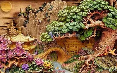 File gốc File tranh giả ngọc GN429 (ảnh rõ nét) để in