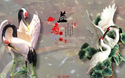 File gốc in tráng gương File tranh giả ngọc GN49 chi tiết