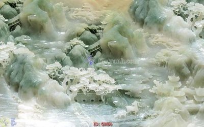 File ảnh File tranh giả ngọc GN66 (gốc) cho trang trí nhà hàng