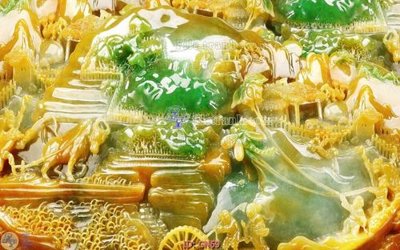 Ảnh gốc File tranh giả ngọc GN69 (độ nét cao) in mica