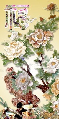 File gốc in ấn File tranh giả ngọc GN98 chuẩn màu CMYK