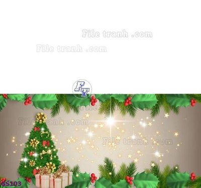 Tải file File phông cây thông giáng sinh GS103 (gốc) làm file thiết kế