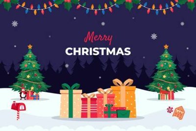 Download file gốc File phông sân khấu background banner giáng sinh noel 2025 GS1068 (in mica) logo