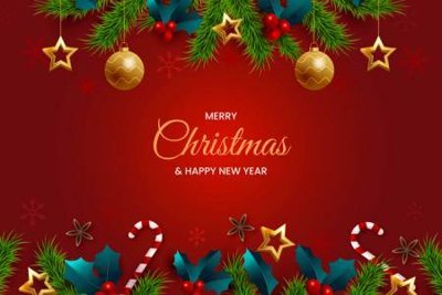 File PSD File phông sân khấu background banner giáng sinh noel 2025 GS1072 (gốc) cho designer