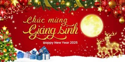 Tải file gốc in lụa File phông sân khấu background banner giáng sinh noel 2025 GS1117 siêu nét