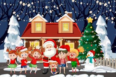 File ảnh File phông sân khấu background banner giáng sinh noel 2025 GS1122 (gốc) in decal dán tường