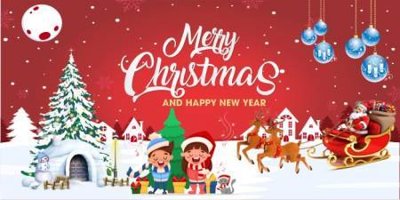 File gốc in mica File phông sân khấu background banner giáng sinh noel 2025 GS1145 chất lượng