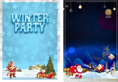 File PSD File phông sân khấu background banner giáng sinh noel 2025 GS1156 (gốc) cho designer