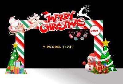 File tranh quảng cáo File phông sân khấu background banner giáng sinh noel 2025 GS1191 (file gốc) chuyên nghiệp