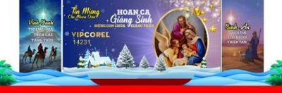 Tải file File phông sân khấu background banner giáng sinh noel 2025 GS1207 (gốc) chủ đề tâm linh