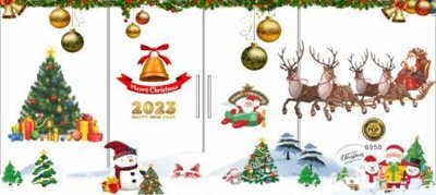 Ảnh mô tả file gốc in mica File in decal giáng sinh noel 2025 GS1235