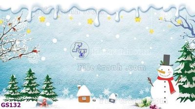 Tải file File phông cây thông giáng sinh GS132 (gốc) làm file in ấn