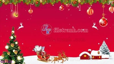 Mua file tranh gốc File phông cây thông giáng sinh GS142 tại Filetranh.com