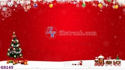 File gốc File phông cây thông giáng sinh GS145 (AI/EPS) cho in ấn