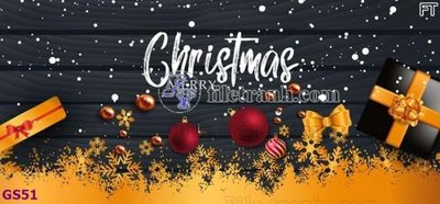 File tranh File phông cây thông giáng sinh GS51 (bản gốc) in lụa dán tường