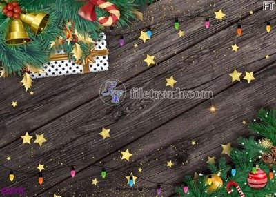 File tranh File phông cây thông giáng sinh GS70 (file gốc) chuẩn màu in