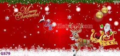 Tải file File phông cây thông giáng sinh GS79 (ảnh gốc) in tranh kính