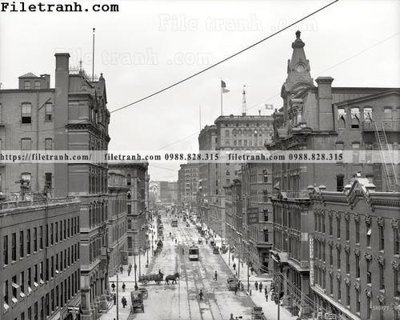 Download file Griswold Street_ 1906 (gốc) cho xưởng in