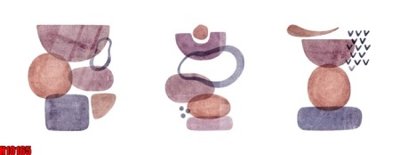 File tranh File tranh gốc in tranh tường nền tổng hợp H10165 (file gốc) chuẩn màu in