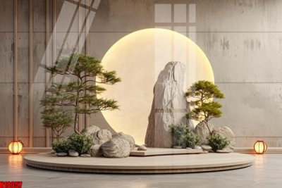 Ảnh gốc File tranh gốc in tranh tường nền tổng hợp H10357 (độ nét cao) in tráng gương