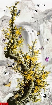 File in ấn cao cấp File tranh gốc in tranh tường nền tổng hợp H10466 (file gốc)