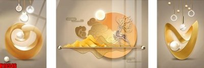 Tải file gốc File tranh gốc in tranh tường nền tổng hợp H10546 (in khổ lớn) không mờ