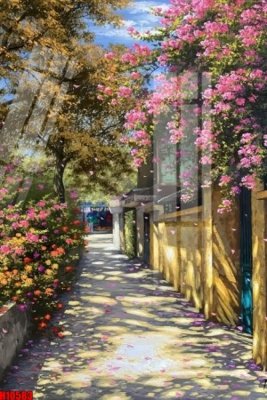 File tranh File tranh gốc in tranh tường nền tổng hợp H10583 (gốc) in film