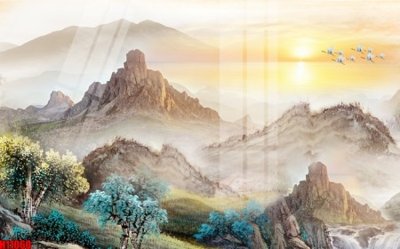 Hình ảnh file gốc File tranh gốc in tranh tường nền tổng hợp H11060 cho in UV