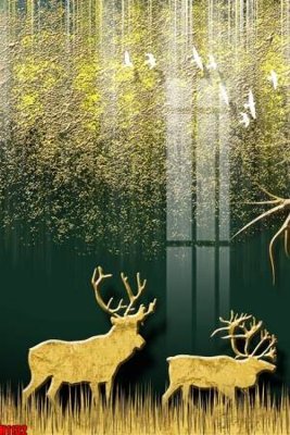 File tranh File tranh decor tranh bộ treo tường tổng hợp H1132 (gốc) in trên kính