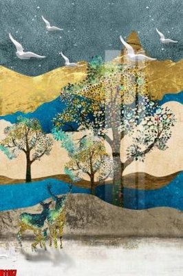 Tải file gốc File tranh decor tranh bộ treo tường tổng hợp H1167 (in bạt) quảng cáo