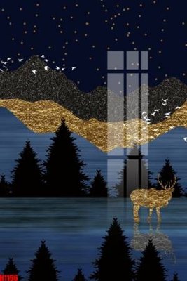 File PSD File tranh decor tranh bộ treo tường tổng hợp H1196 (gốc) nhiều lớp (multi-layer)