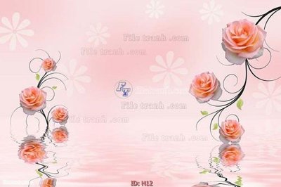 Tải file gốc file tranh hoa H12 dùng cho in ấn