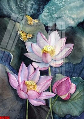 File ảnh File tranh gốc in tranh tường nền tổng hợp H12063 (gốc) in standee