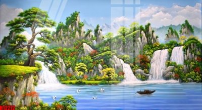 Hình ảnh file gốc in trần nhà File tranh gốc in tranh tường nền tổng hợp H12272