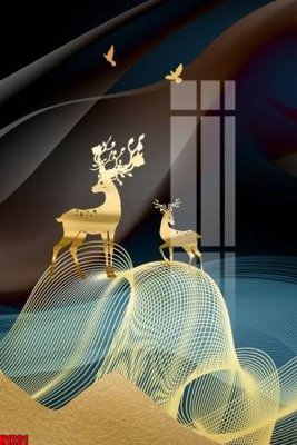 Ảnh gốc File tranh decor tranh bộ treo tường tổng hợp H1231 (độ nét cao) in mica