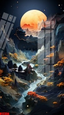 Tải file tranh gốc File tranh gốc in tranh tường nền tổng hợp H12356 chất lượng cao