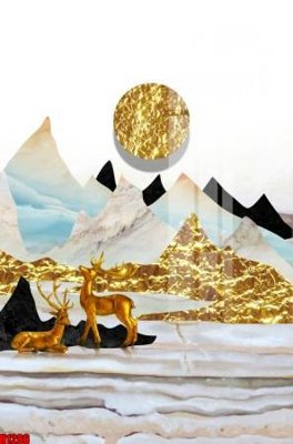 File in ấn cao cấp File tranh decor tranh bộ treo tường tổng hợp H1286 (file gốc)