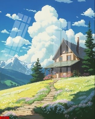 Tệp tin gốc File tranh gốc in tranh tường nền tổng hợp H13106 (dùng cho in ấn) chuyên nghiệp