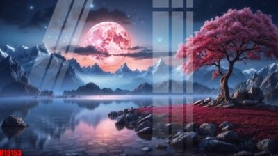 Tệp tin gốc File tranh gốc in tranh tường nền tổng hợp H13153 (chất lượng cao) File tranh gốc in tranh tường nền tổng hợp H13153