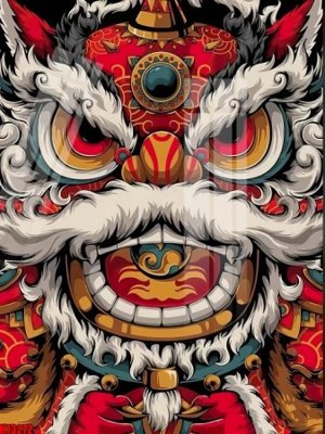 File gốc File tranh gốc in tranh tường nền tổng hợp H13272 (in lụa) tranh mã đáo