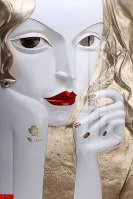 File gốc File tranh decor tranh bộ treo tường tổng hợp H1330 (in lụa) chi tiết cao