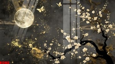 Tải file File tranh gốc in tranh tường nền tổng hợp H13463 (ảnh gốc) in gạch men