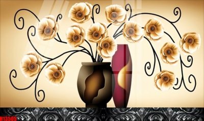 File gốc File tranh gốc in tranh tường nền tổng hợp H13505 (phiên bản chuẩn) để in ấn