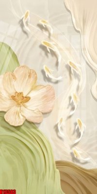 File gốc File tranh gốc in tranh tường nền tổng hợp H13583 (in lụa) cao cấp