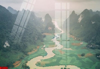 File in trần File tranh gốc in tranh tường nền tổng hợp H13681 (bản gốc) phong cảnh