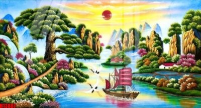 File in trần File tranh gốc in tranh tường nền tổng hợp H13887 (file gốc) hoa văn 3D