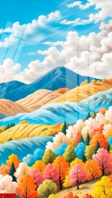 Tải file File tranh gốc in tranh tường nền tổng hợp H13902 (gốc) in ấn ngay lập tức