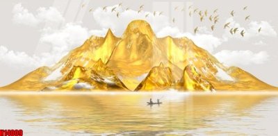 File gốc File tranh gốc in tranh tường nền tổng hợp H14009 (in 3D) cho trang trí